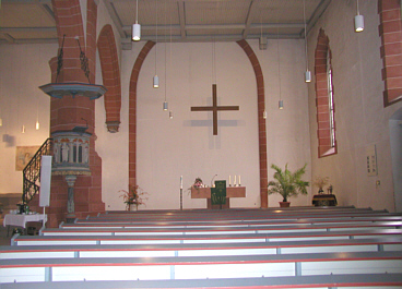 Langhaus - evangelische Kirche